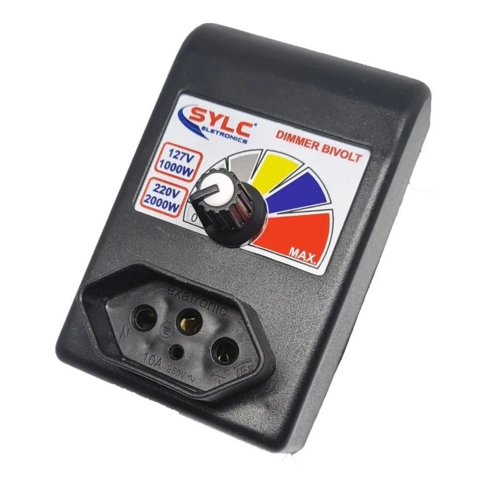 2X Controlador Eletrônico Bivolt Dimmer 1000/2000W