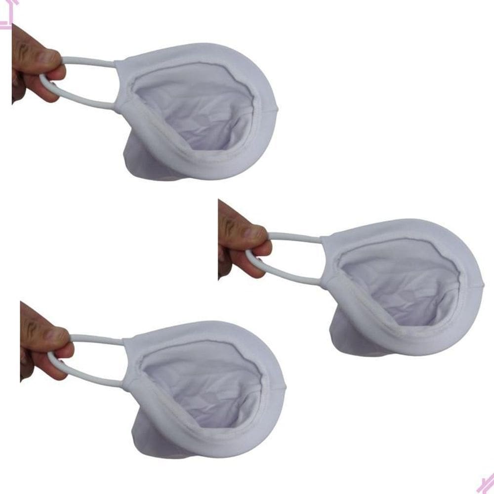 Kit 3 Coador Filtro De Café Pano Malha Algodão - Tamanho P