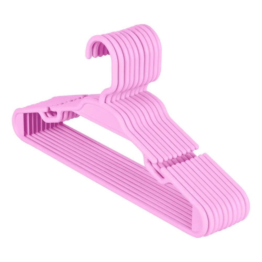 Cabide Infantil Rosa 50 Unidades