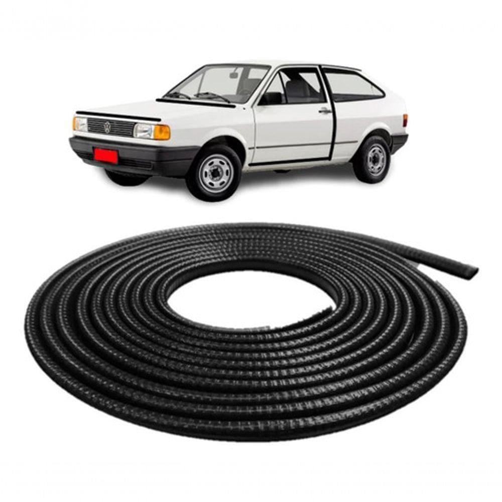 Borracha Acabamento Couro De Cobra Gol Quadrado 05 Metros [f103]