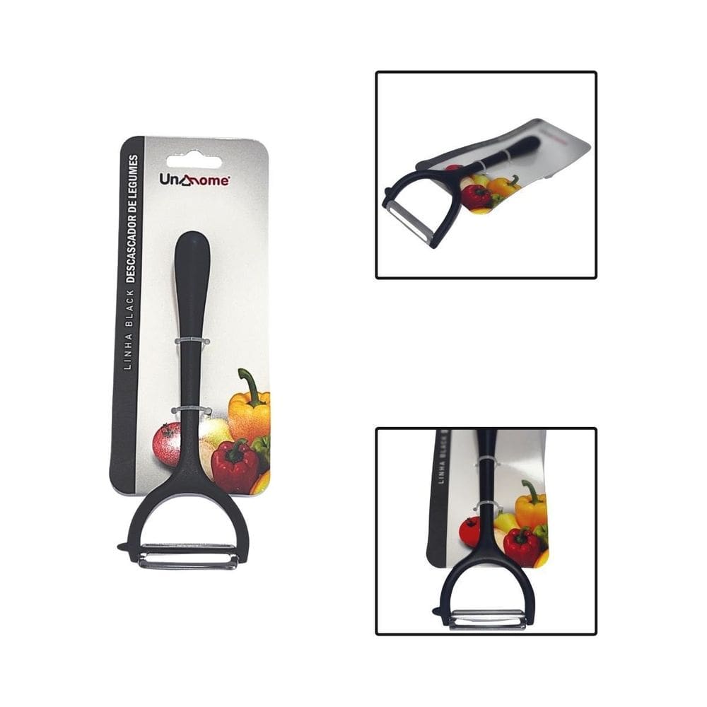 Descascador Legumes Fruta Liga Zinco Preto