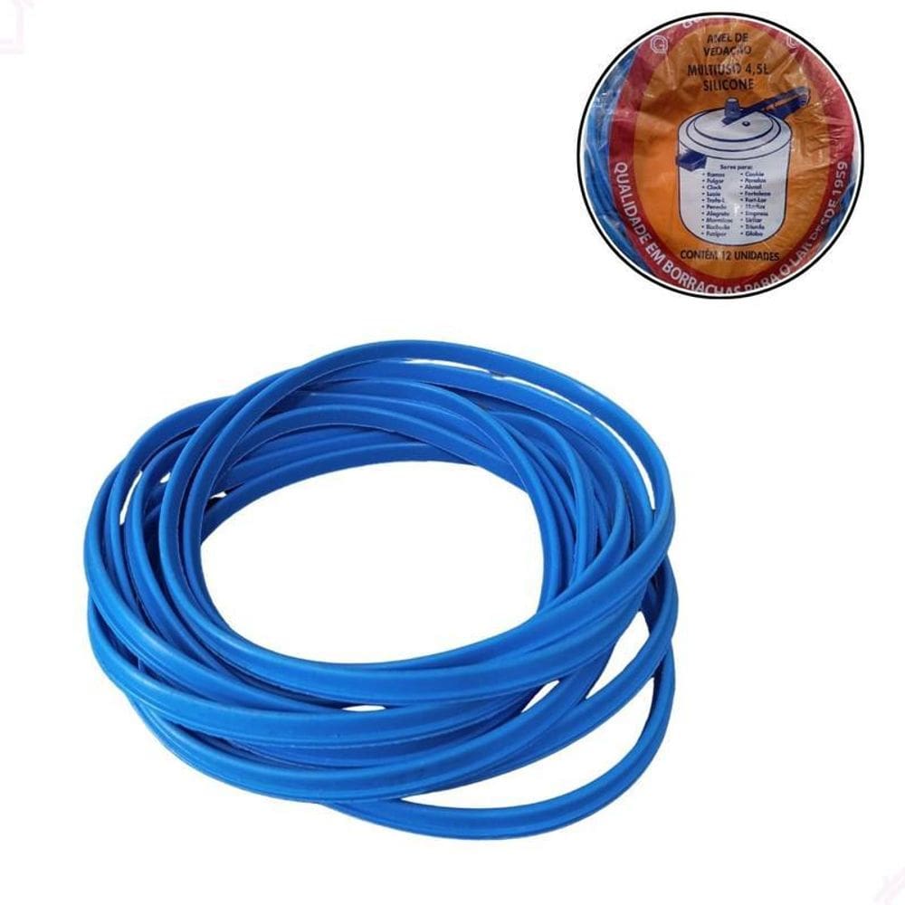 Borracha Silicone Panela De Pressão 2,5 A 5 Litros - 12 Un
