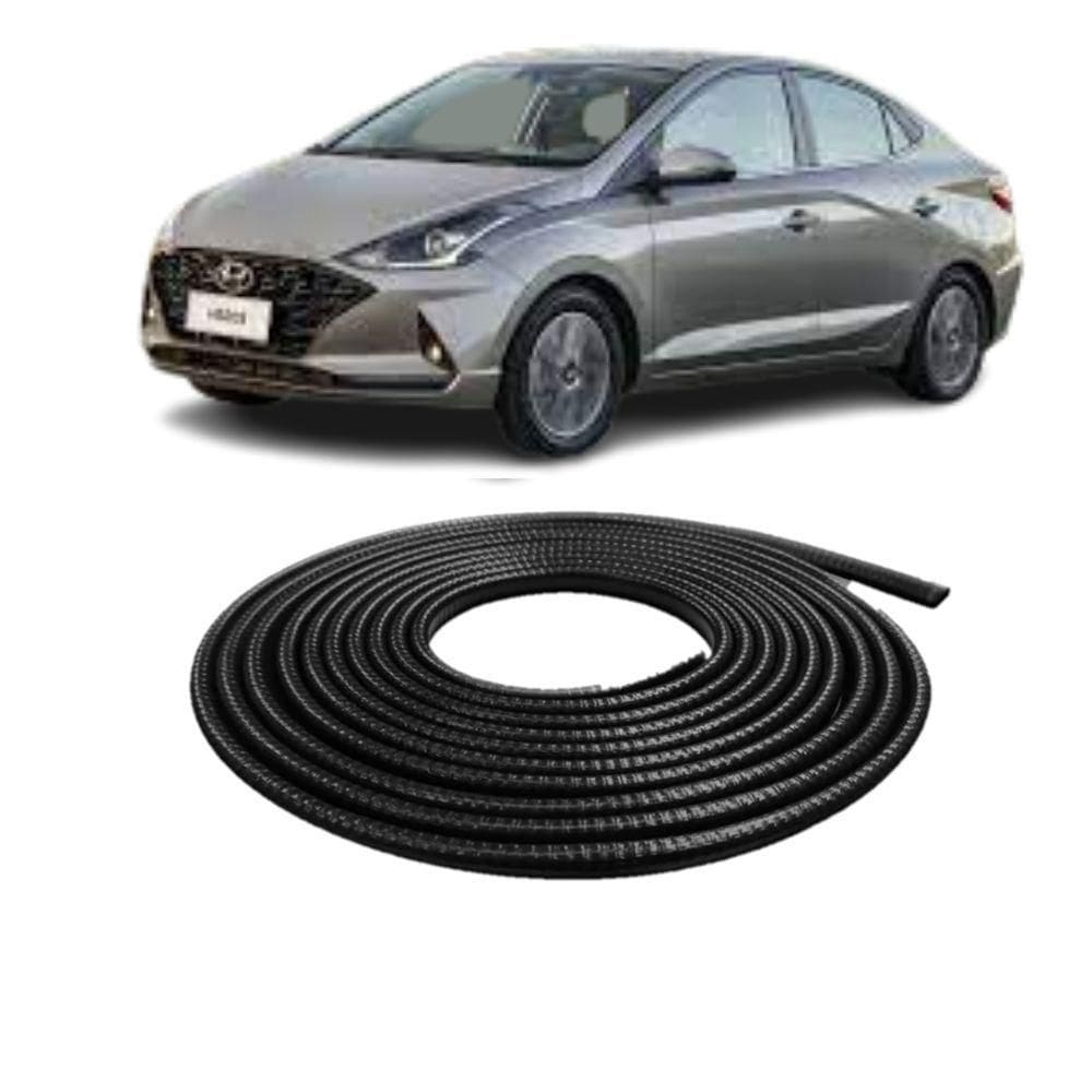 Borracha Protetora Borda Porta Preta Hb20 Sedan 5m 7x14 [f103]