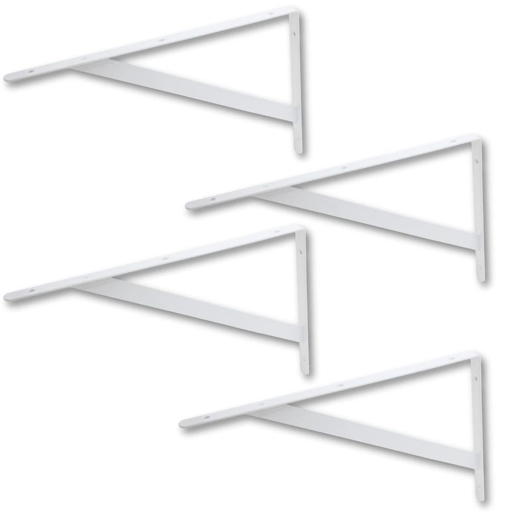 Kit 04 Un Suporte Mão Francesa Para Prateleira 29X16,5Cm