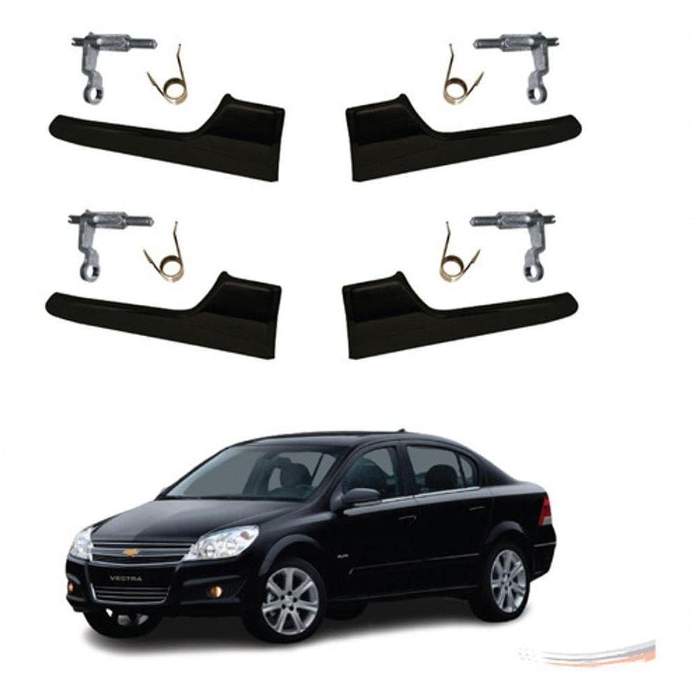 Kit 4 Maçaneta Gatilho Interno Vectra 2005 2006 2007 2008 - Un / 4 [f103]