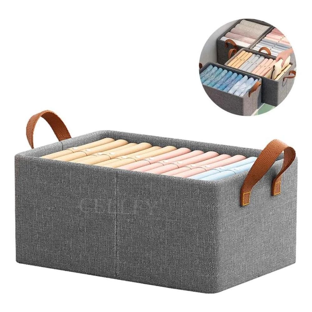 Cesto Organizador Guarda Roupa Caixa Organizadora Brinquedos