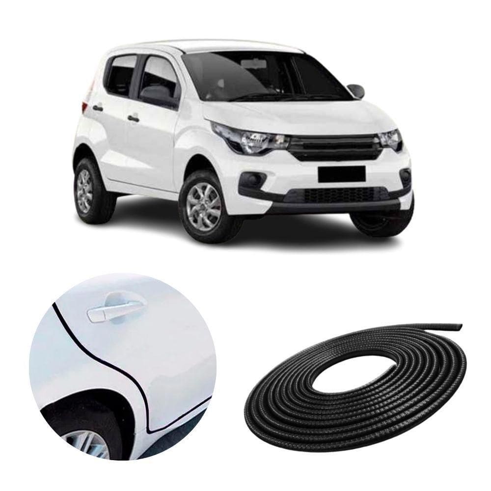 Borracha Protetora Borda Porta Veículo Mobi 7x14 - 5 Metros [f103]