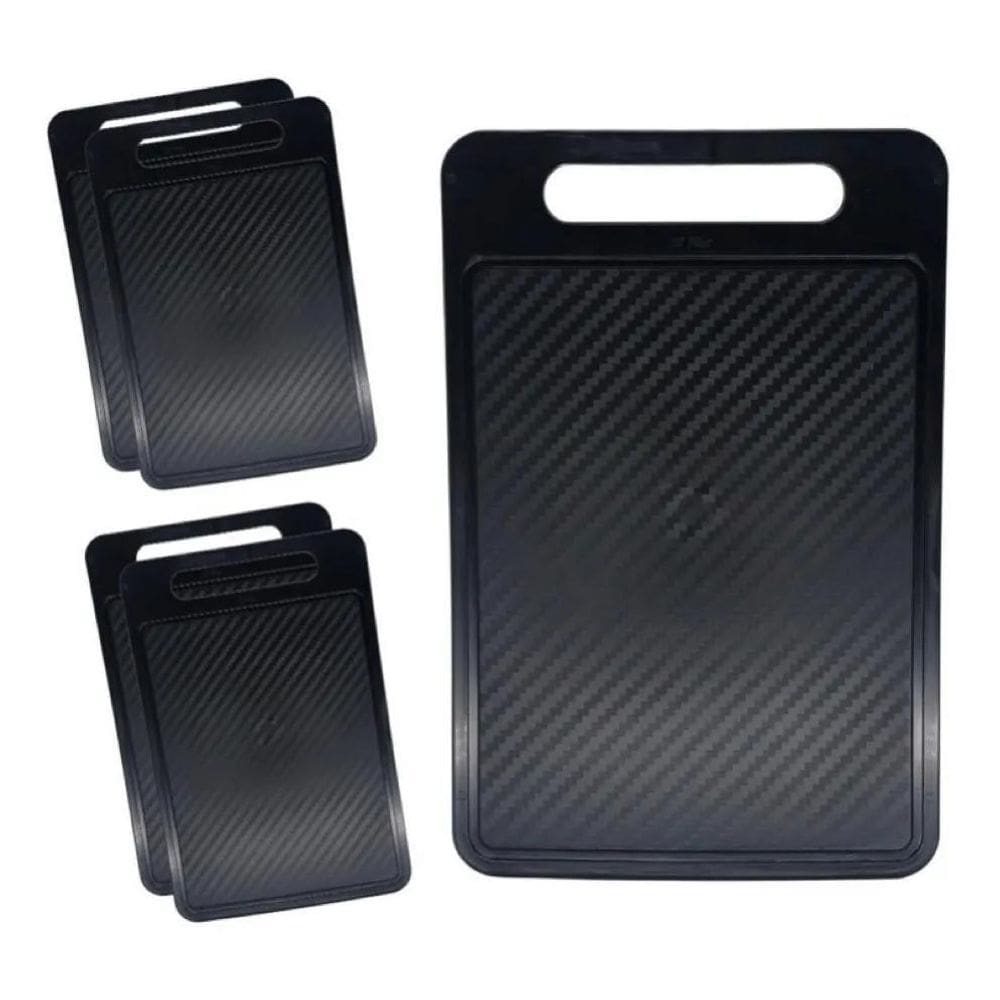 2X 2 Tabua De Corte Carne 33X22 Peixe Legumes Cor Pr