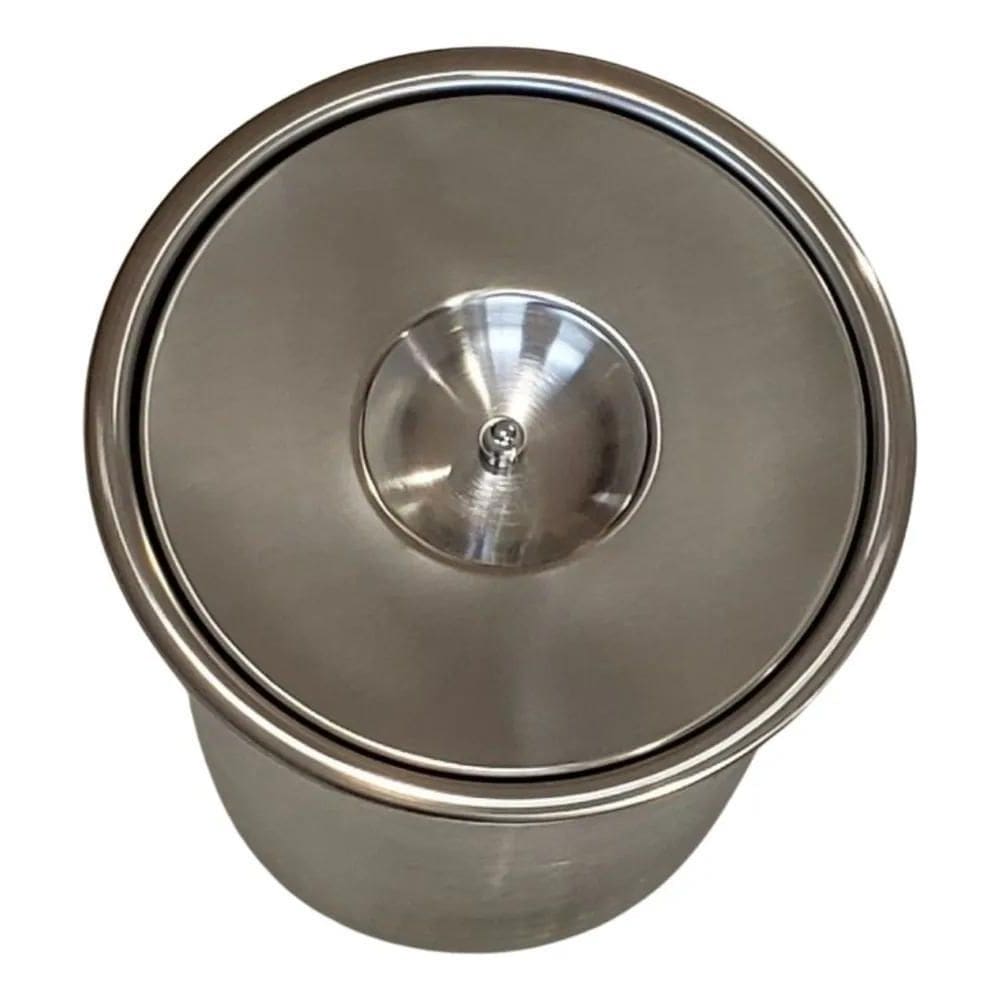 2X Cesto De Lixo Embutir Bancada Granito Cozinha Inox 3 Litr