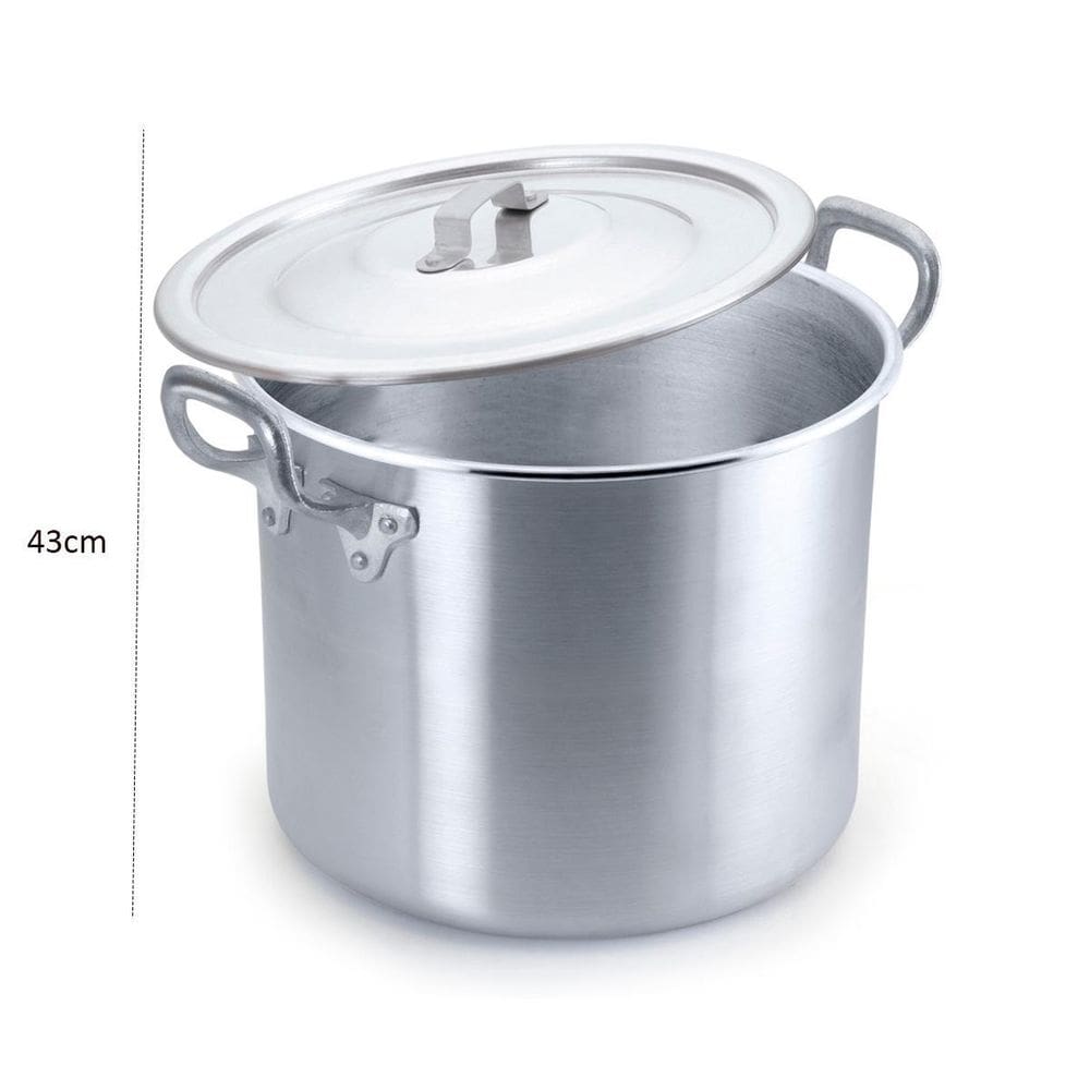 Caldeirão Aluminio Linha Hotel Restaurante Nº45 68Litros