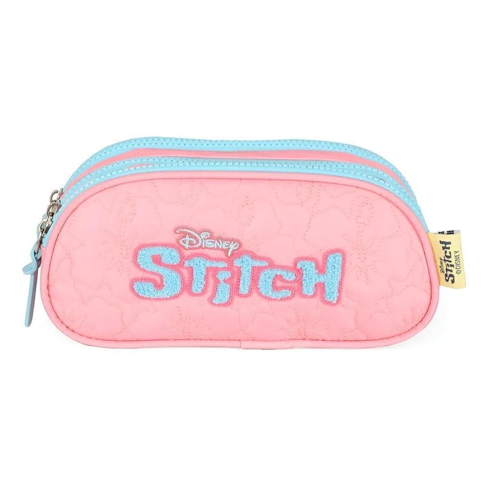 Estojo Escolar Disney Stitch 3 Divisórias