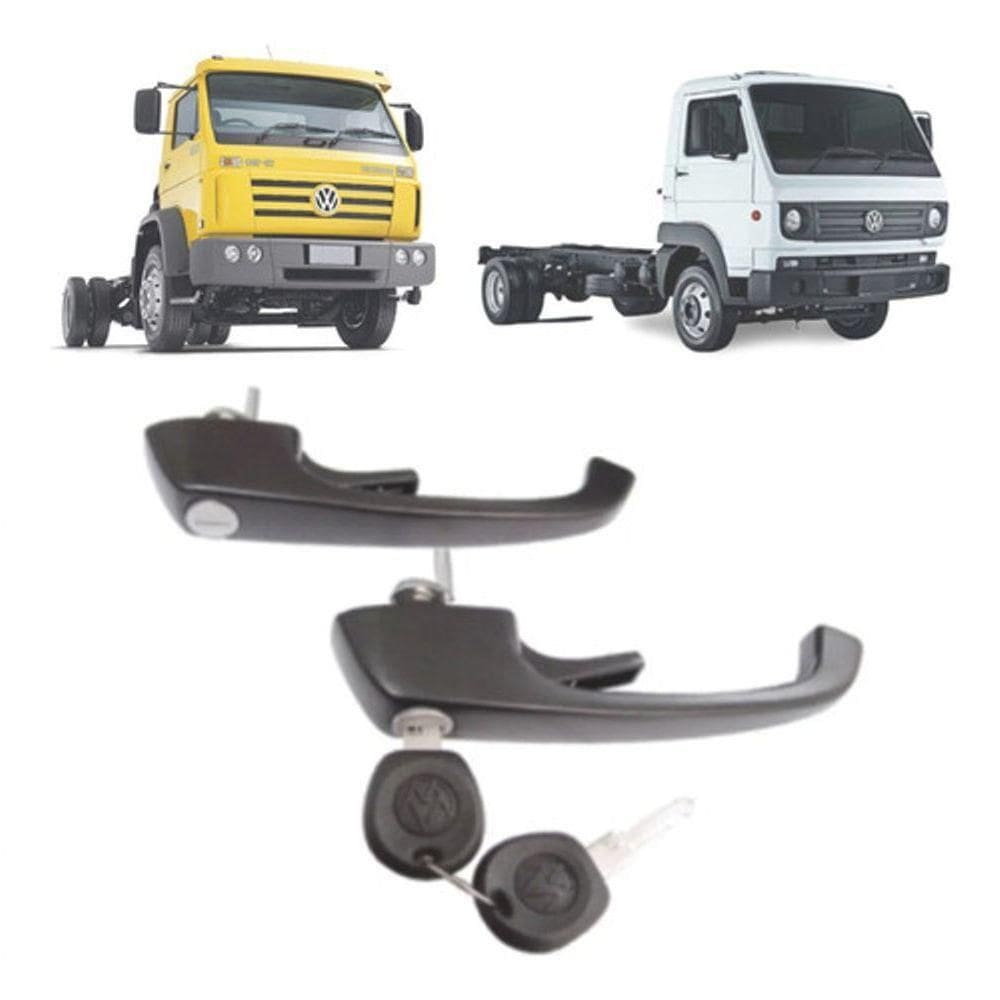 Par De Maçanetas Ext Porta Delivery Titan Worker Após 2007 [f103]