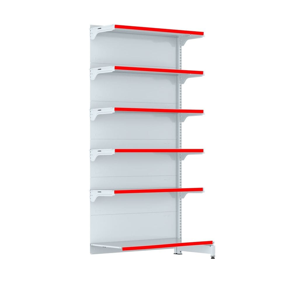 Gondola Parede 202 FIT Farmacia Continu 6 Bd Branco Pe Verme