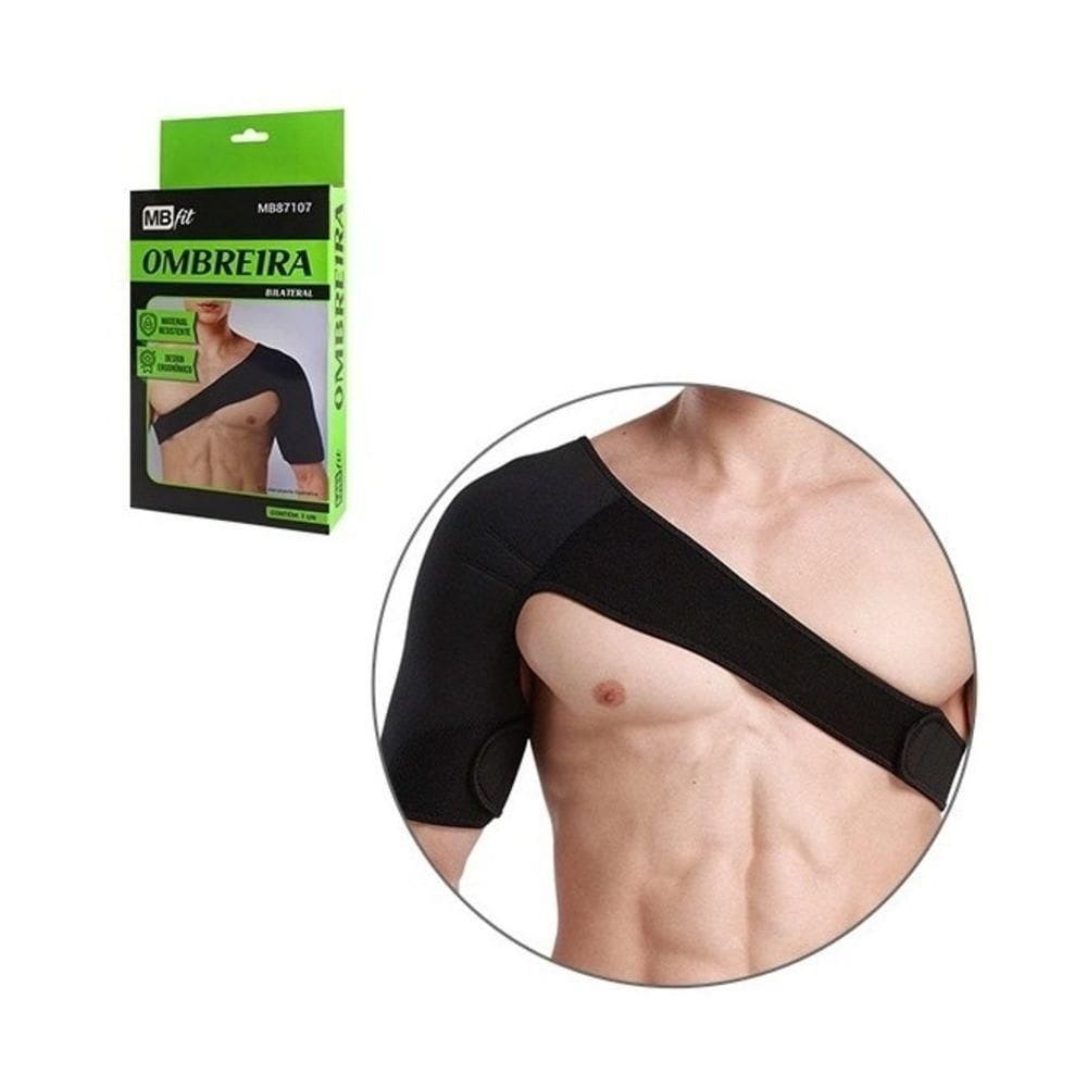 Protetor De Ombro Ombreira Suporte Fratura Ortopedico Artrite Alivio Dor Academia Ergonomico Neoprene Bilateral