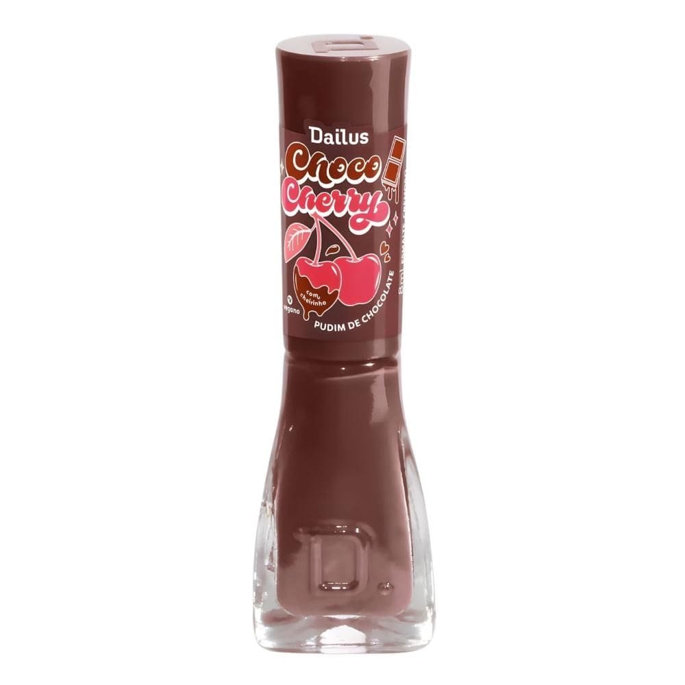 Esmalte Cremoso Dailus Choco Cherry Pudim De Chocolate 8ml