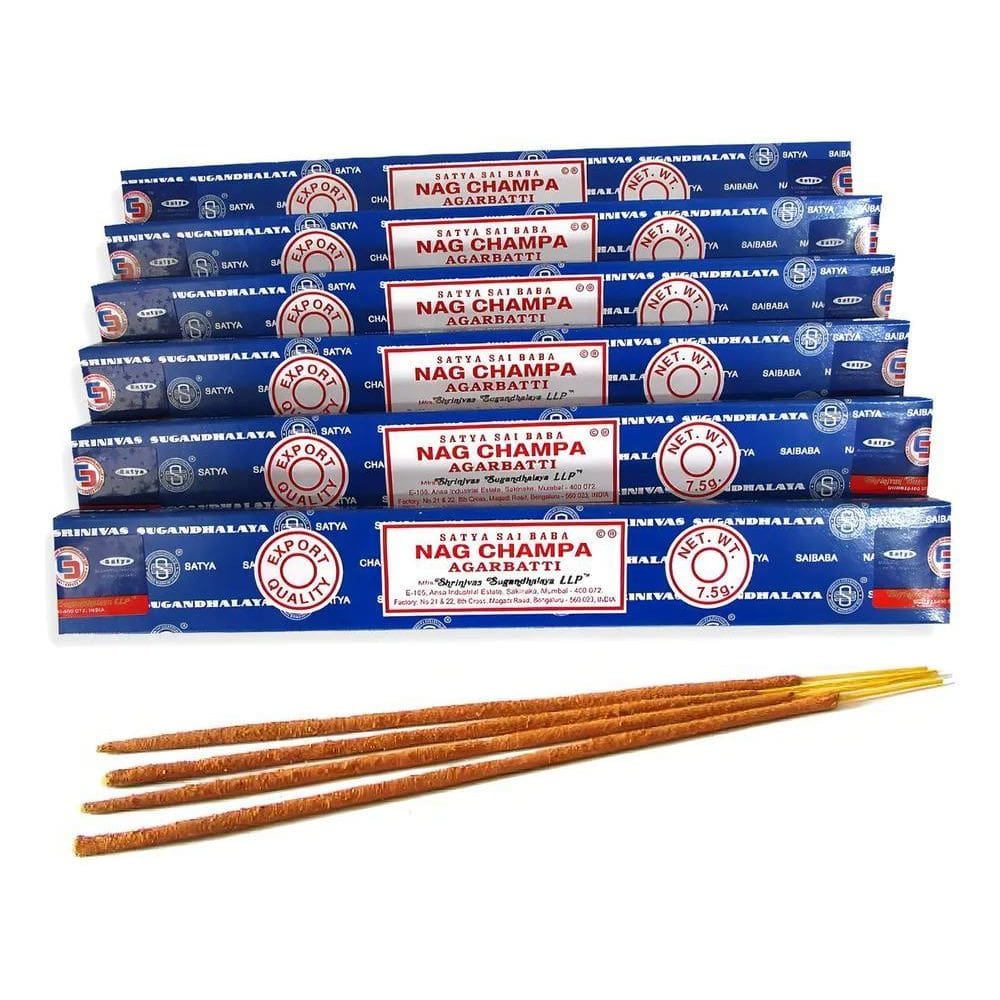Incenso Nag Champa Satya Slim Kit Com 6 Caixinhas Fragrância