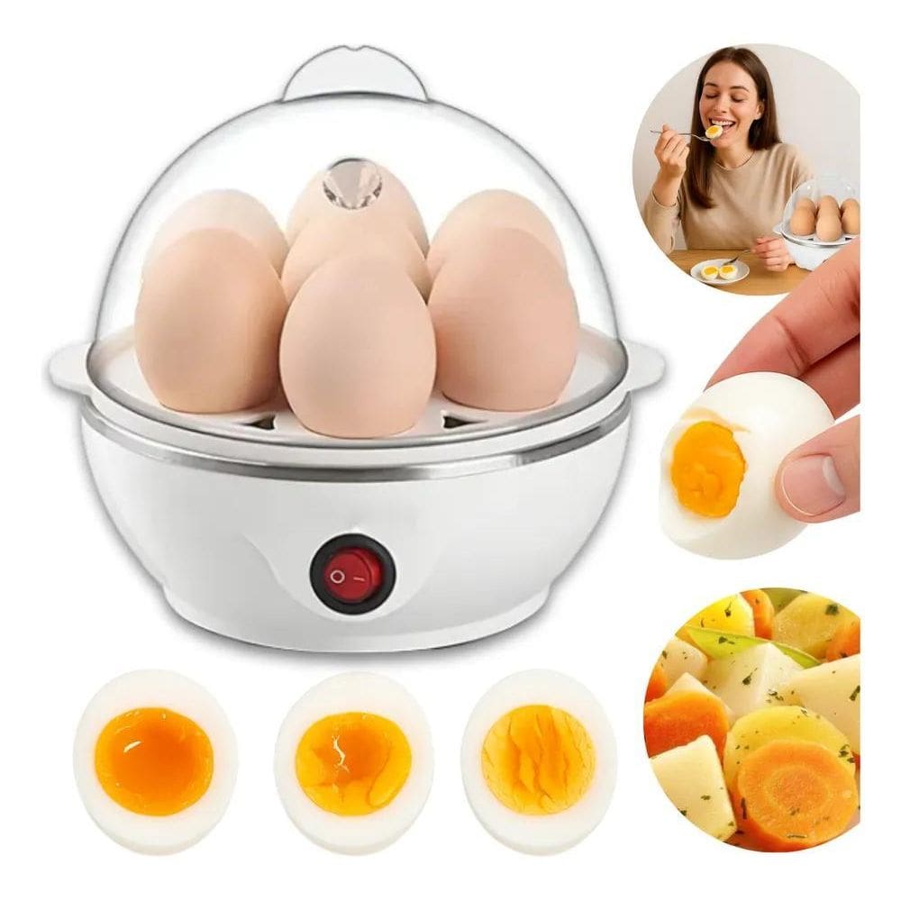10X Cozedor Ovos Elétrico Portátil Máquina Cozinhar À Vapor
