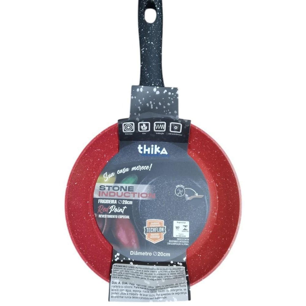 Frigideira Em Alumínio Antiaderente Multifuncional 20Cm