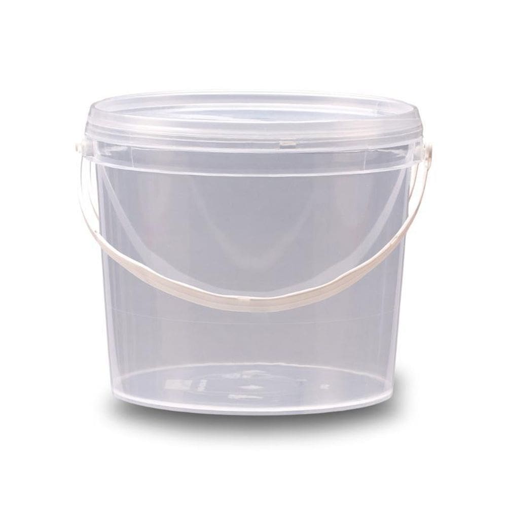 Balde Para Uso Rural 2.2L Transparente - Kit 10 Pçs
