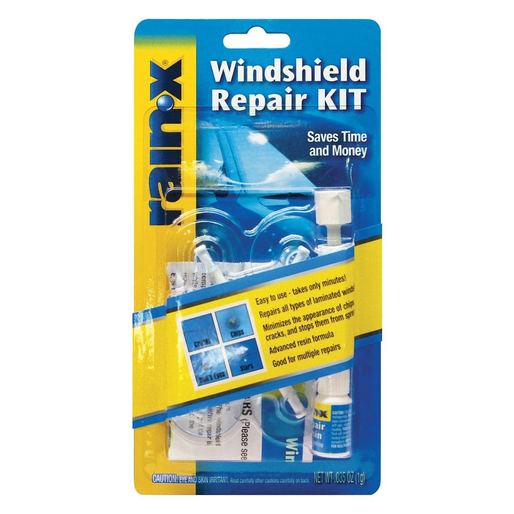Kit de reparo de pára-brisa Rain-X 600001 para lascas e rachaduras