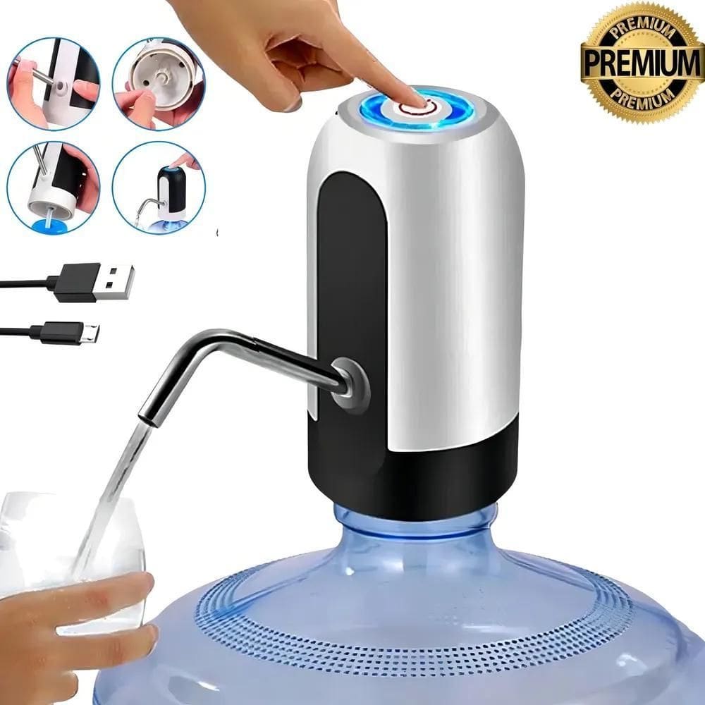 2X Torneira Para Galão Bomba De Água Casa 20 Litros Elétrica