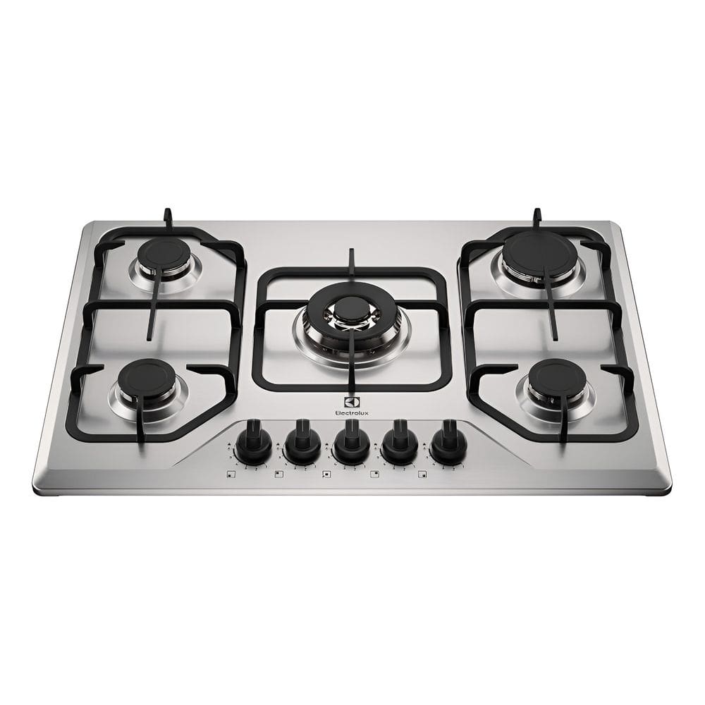 Cooktop Electrolux Ke5xc 5 Bocas Inox Bivolt 75x52x10 Cm