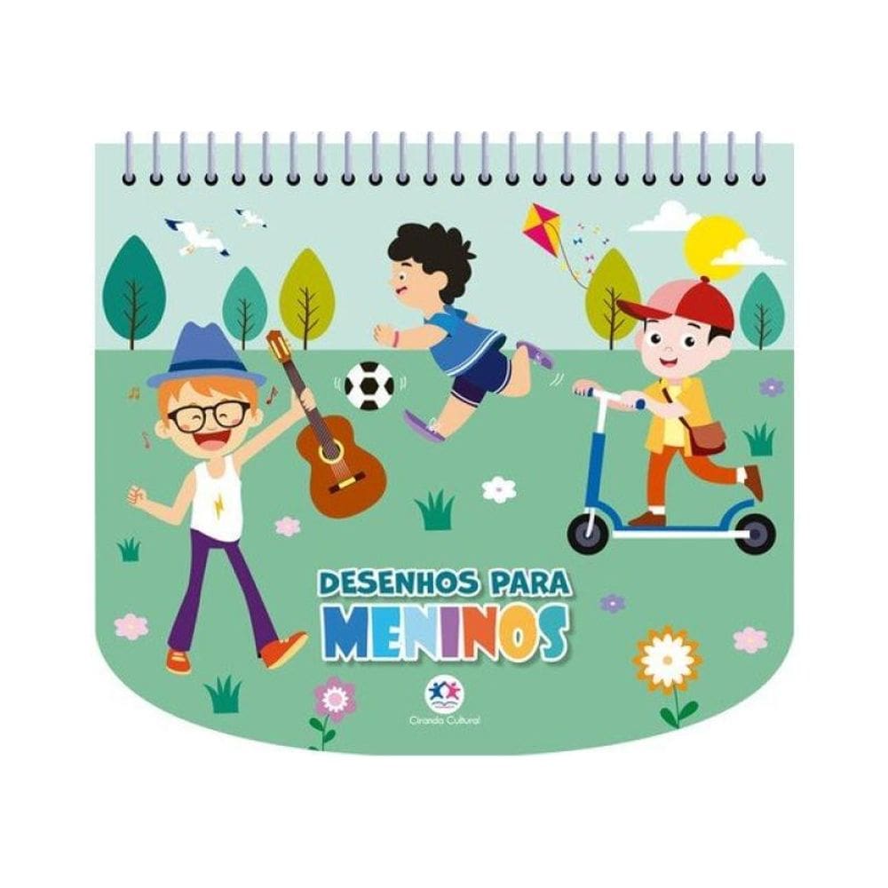 Desenhos Para Meninos - Livro Com Canetinha