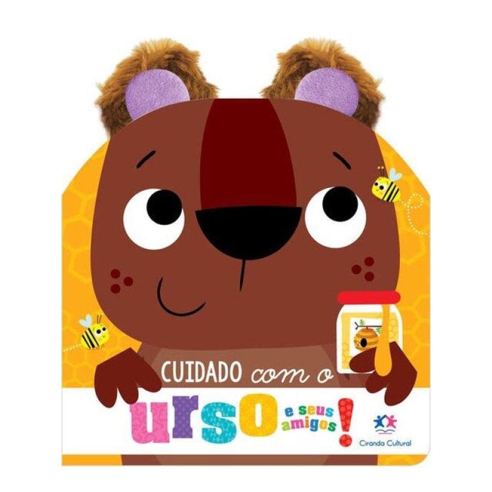 Cuidado Com O Urso E Seus Amigos! Orelhinhas De Pelúcia