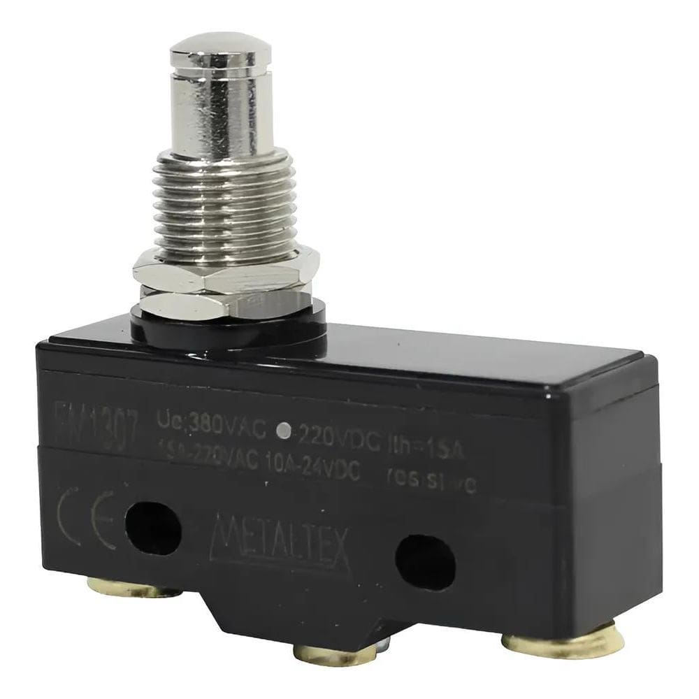 10X Chave Fim De Curso 15A Atuador Pino - Fm1307 - Metaltex
