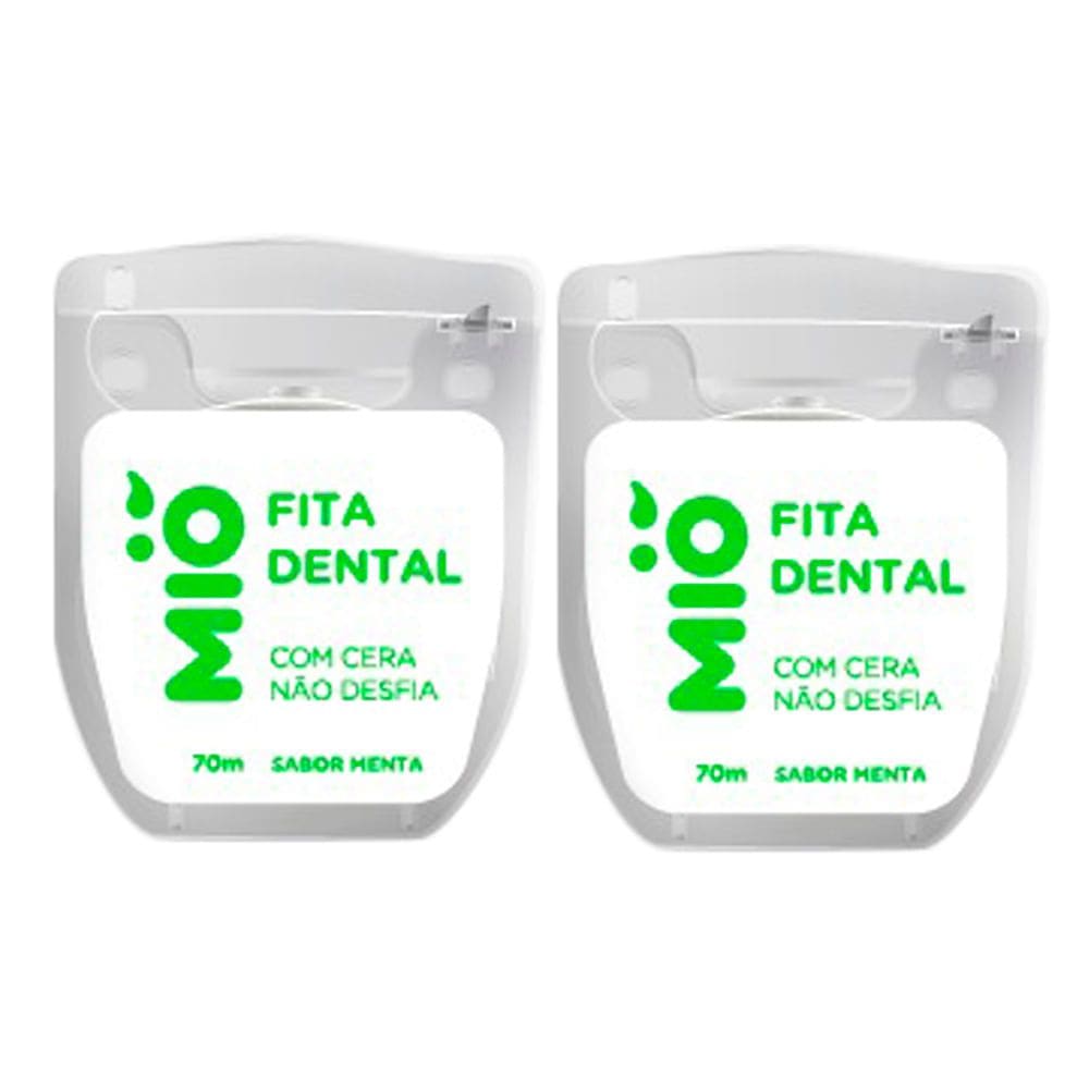 Kit 2 Fita Dental Mió Sabor Menta 70m