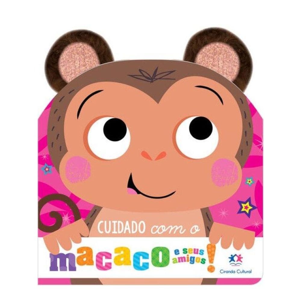 Cuidado Com O Macaco E Seus Amigos! Orelhinhas De Pelúcia