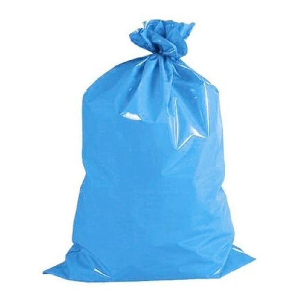 Saco Para Lixo De 20 Litros Cor Azul 35X45Cm C/400  4Pct