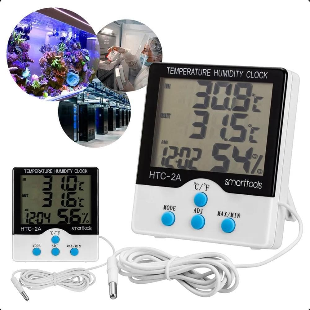 10X Termômetro Digital Geladeira Freezer Quente Frio Umidad