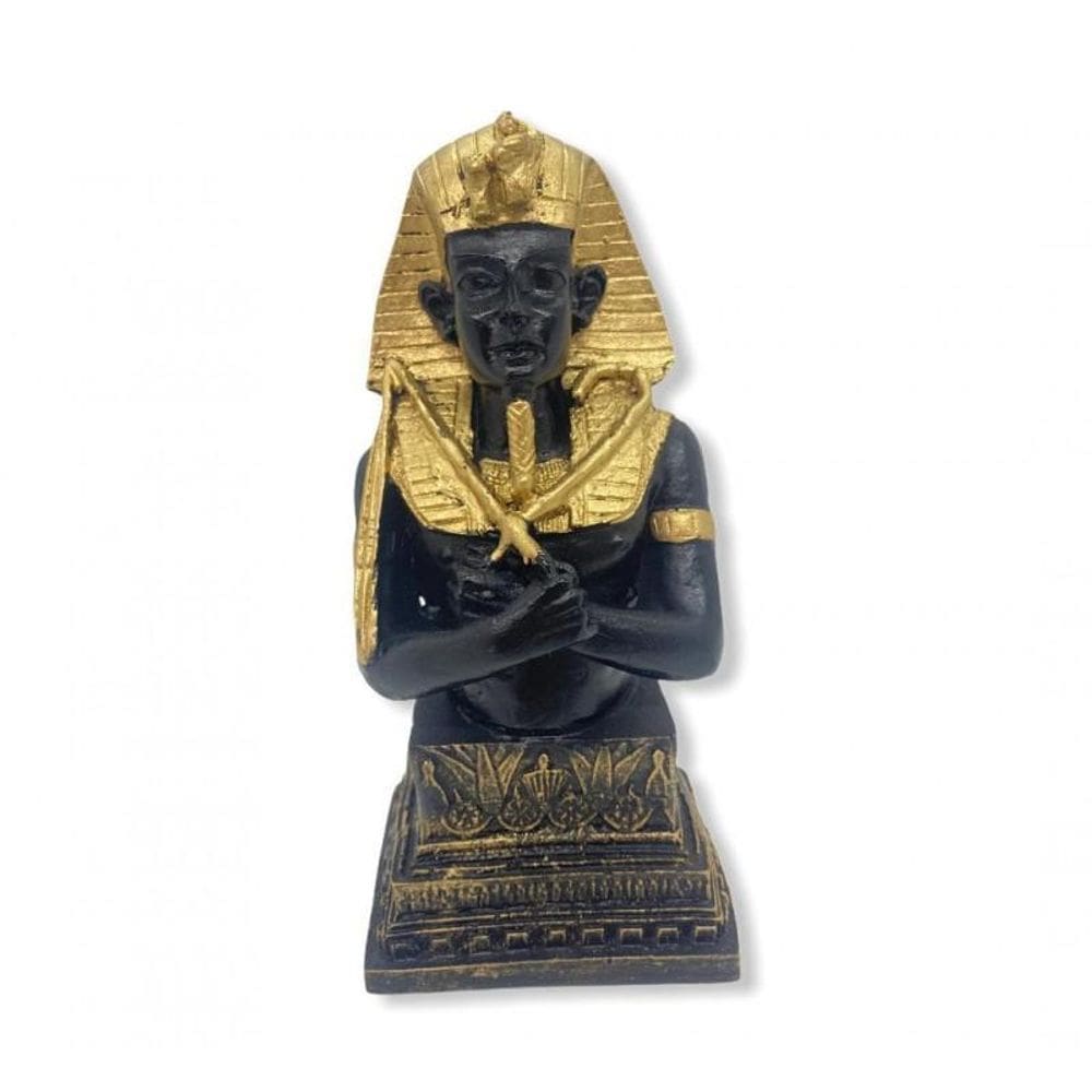 Busto Deuses Egípcios Anubis Horus Thot Tutan- Médio Resina