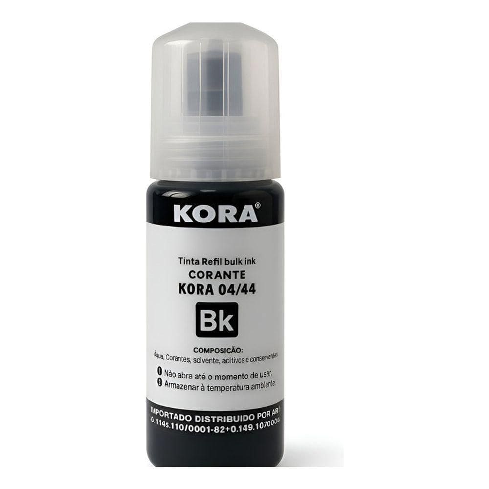 Tintas P/ Epson L3150 3250 L3210 L3110 L5190 L5290 T544 504 Preto