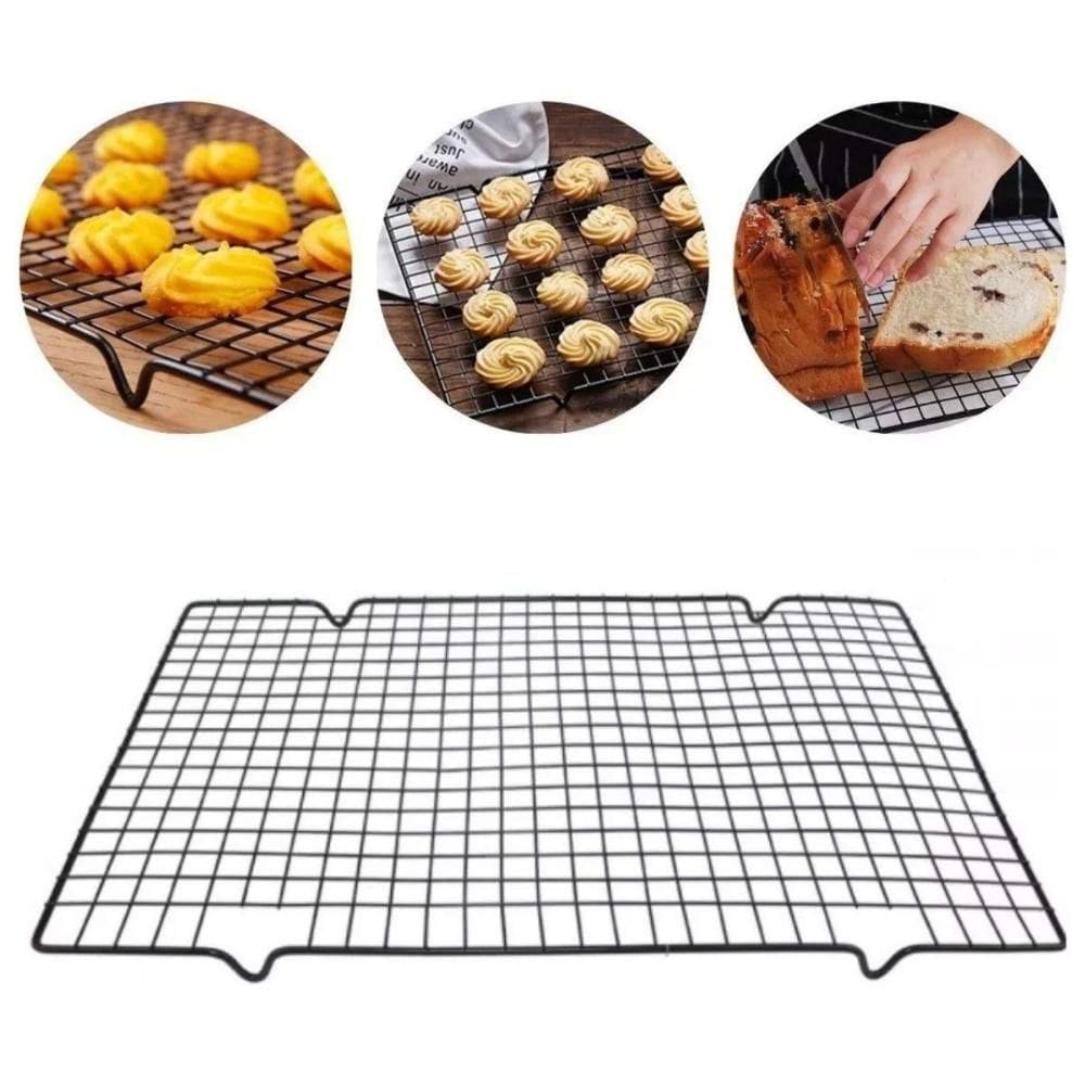 Grade de Resfriamento 41cm Bolos Biscoitos Confeitaira Metal