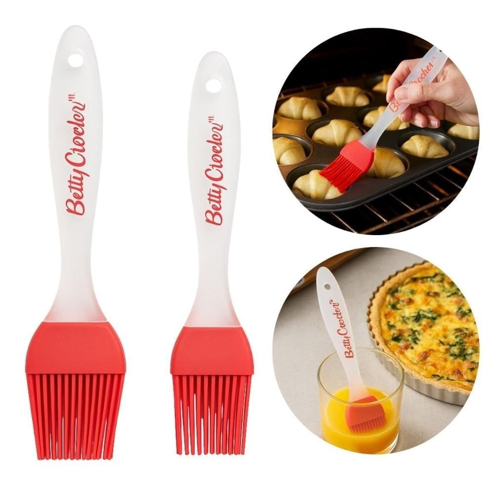 Jogo Pincel Culinário Cerdas Silicone 2 Peças Betty Crocker