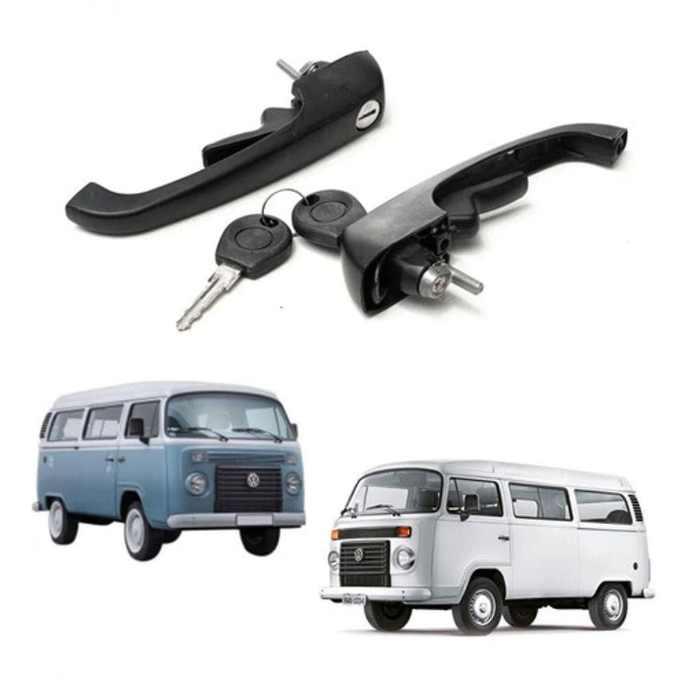 Par Maçanetas Externas Porta Diant Kombi Clipper 1975 á 2013 [f103]