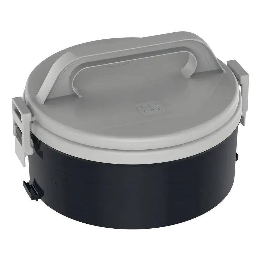 2X Marmita Térmica Preta Soprano Tekcor 1,5Lts