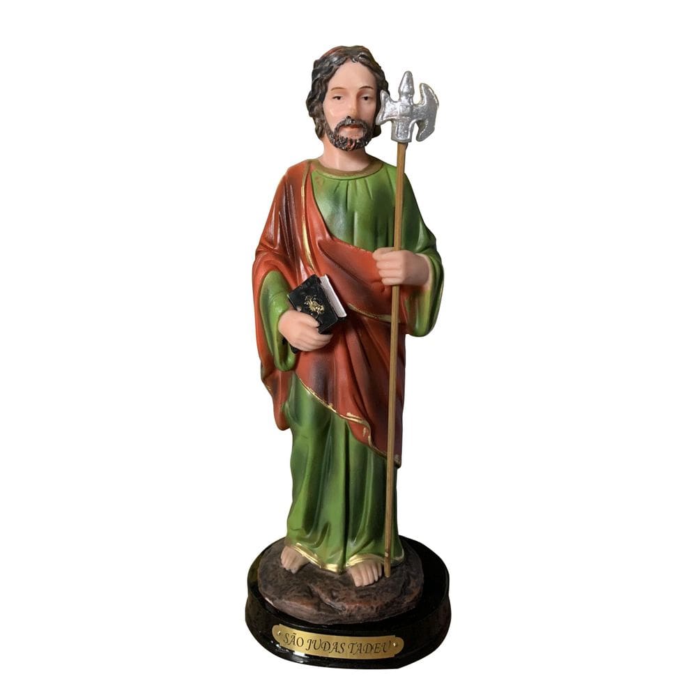 Imagem Religiosa São Judas Tadeu De Resina 14Cm