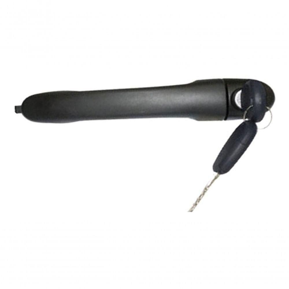 Maçaneta Ext Porta Esq Dian Strada Fase 3 E 4 Preto C/ Chave [f103]