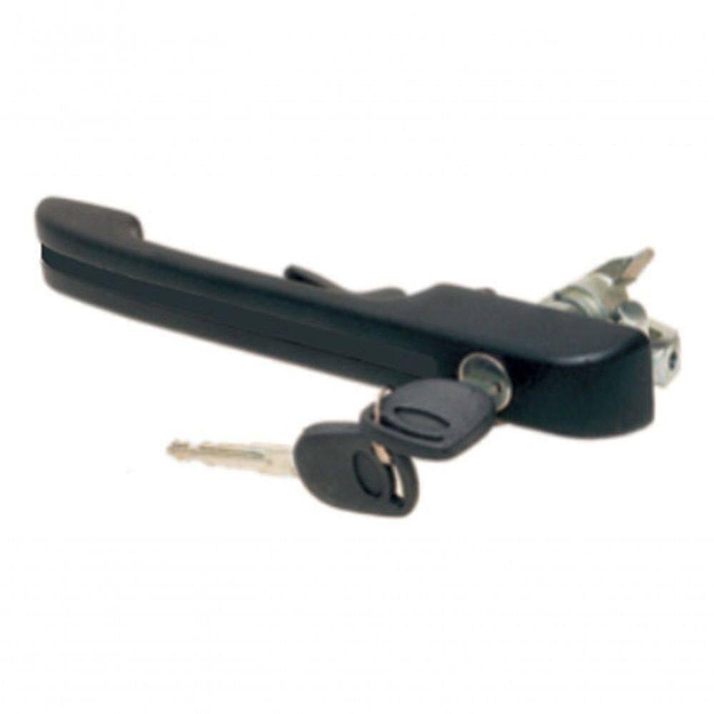 Maçaneta Ext Porta Esq Dian Royale Versailles 91 A 96 Preta [f103]