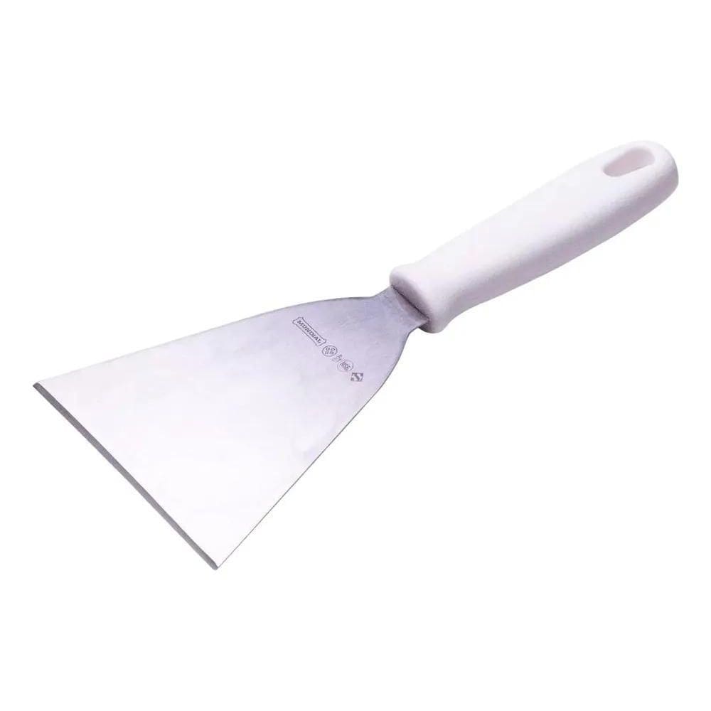 10X Espátula Reta Branca 12Cm Hercules Es120 Cor Branco