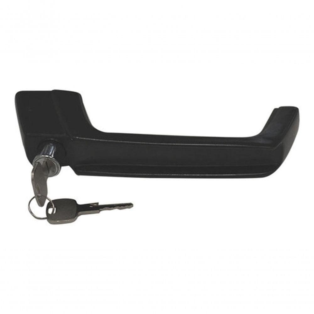 Maçaneta Externa Porta Esq Caminhões Volvo Até 92 Preta [f103]