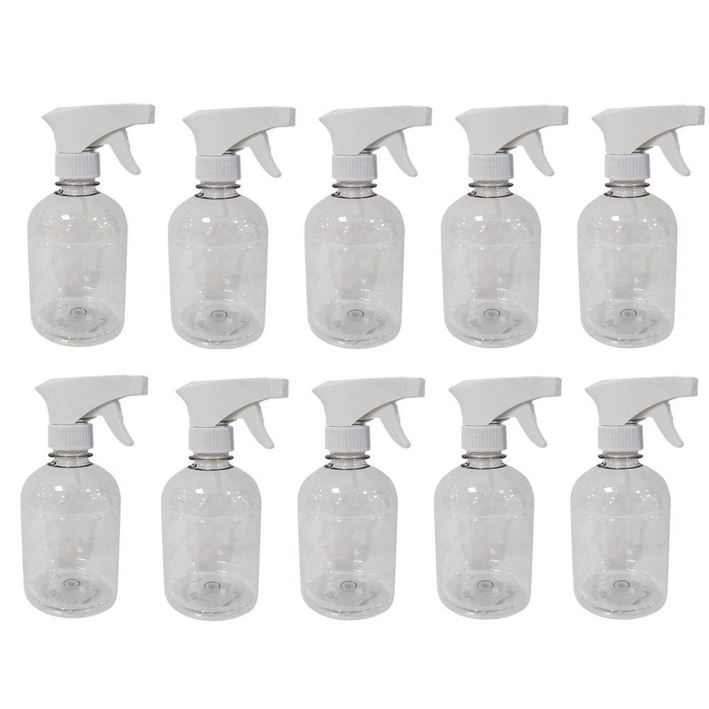 Kit 10 Pulverizador Plastico 500Ml Gtl Branco