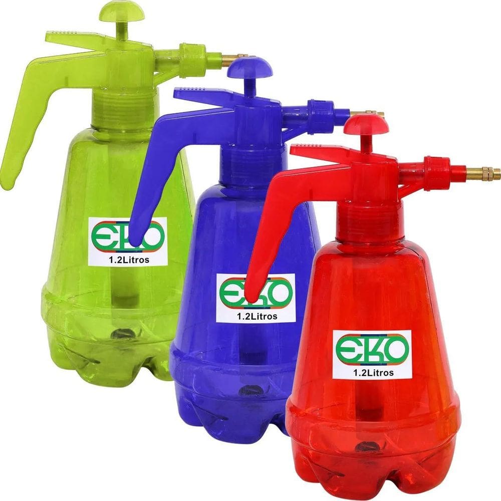 Pulverizador Manual Eko 1,2L Pressão Borrifador Jardim