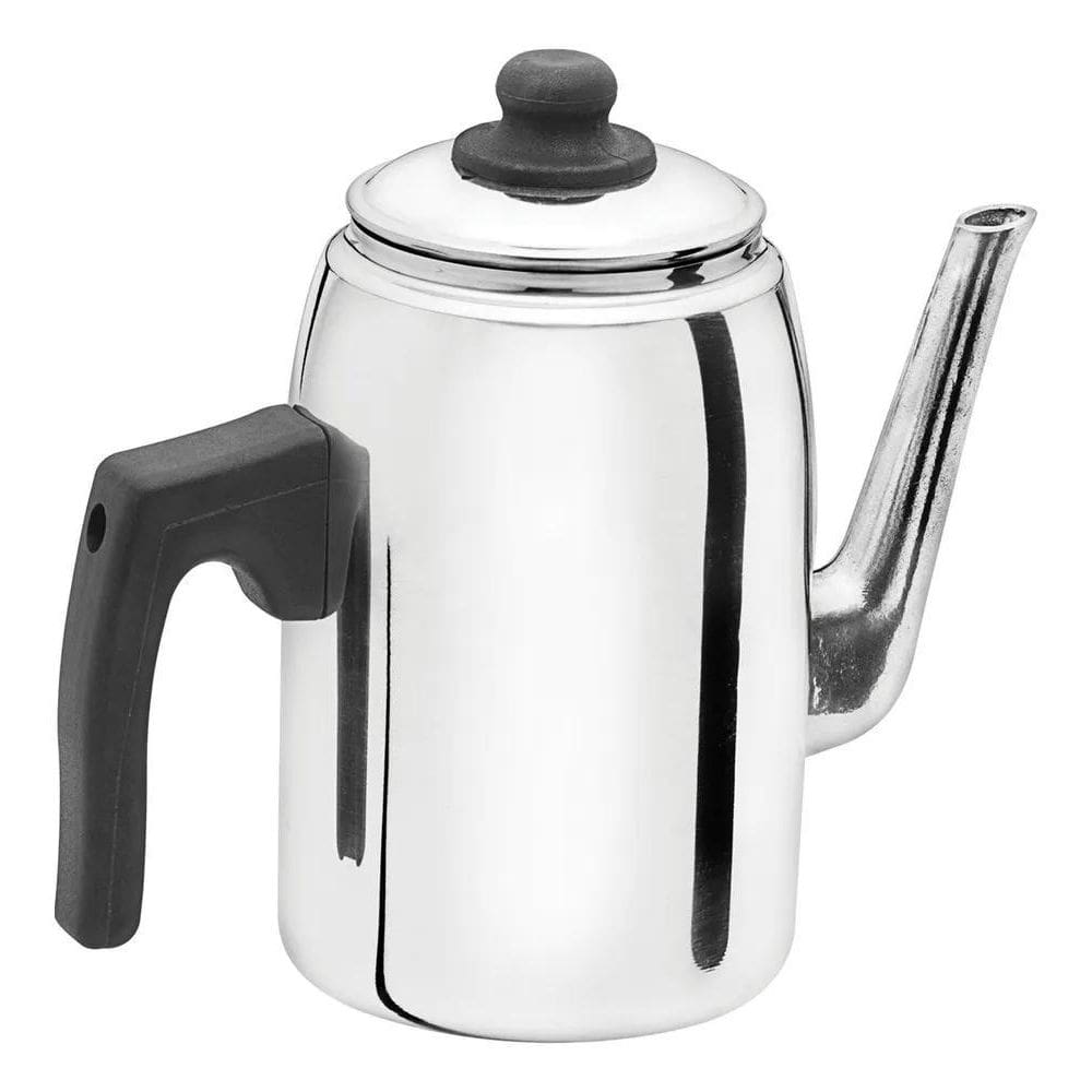 2X Bule Café Chá 1,2 Litros Nº 2 Alumínio Fortlar