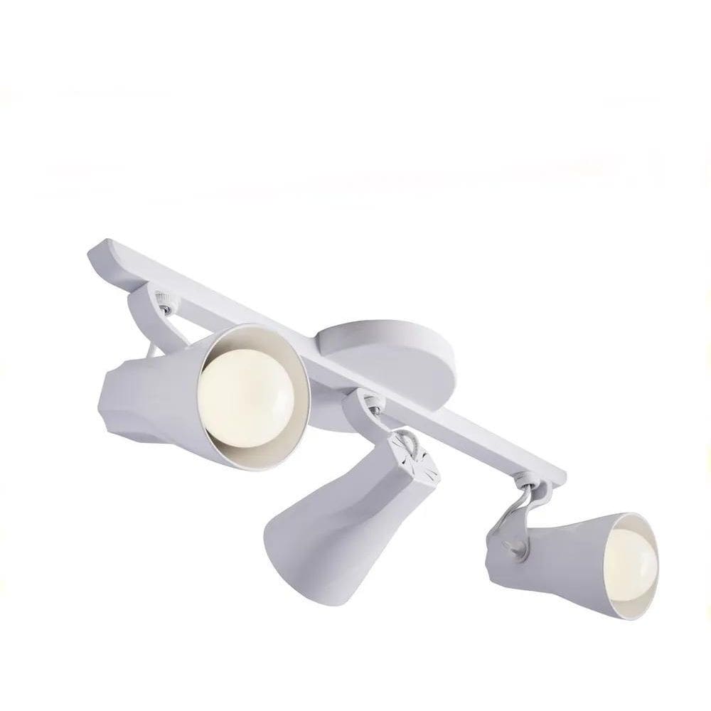 3X Spot Startec Para 03 Lâmpadas Padrão E27 Octa 3 Branco Id