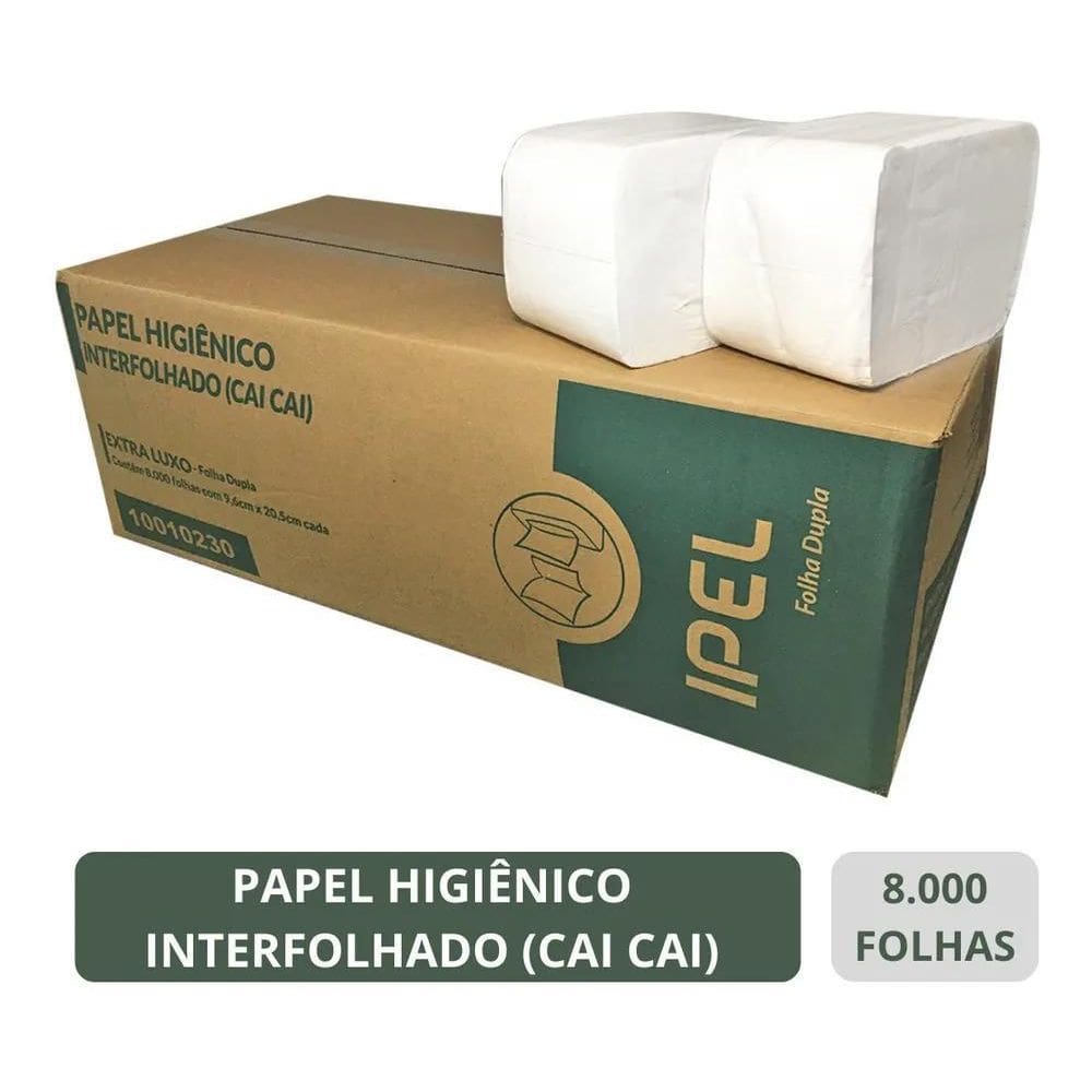 10X Cai Cai Extra Luxo - Kit - 8000 - 10 - Folha Dupla