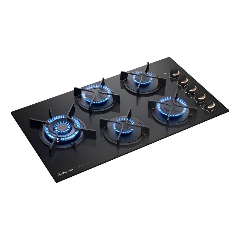 Cooktop Electrolux Ke5ps 5 Bocas Preto Bivolt 80x45x13 Cm